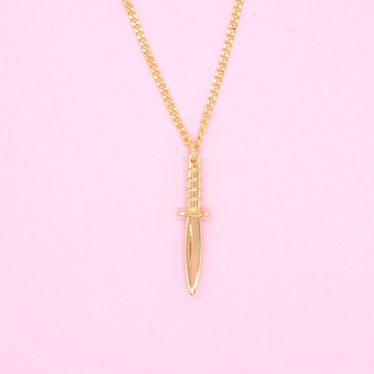 Dagger Pendant Necklace