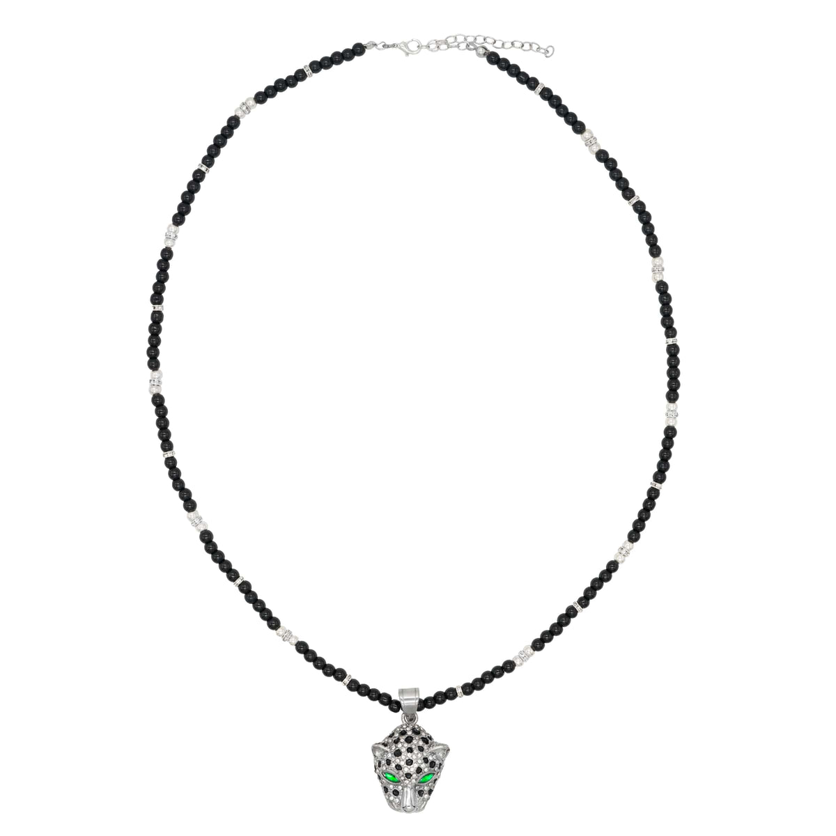 Jaguar Pave Pendant Necklace