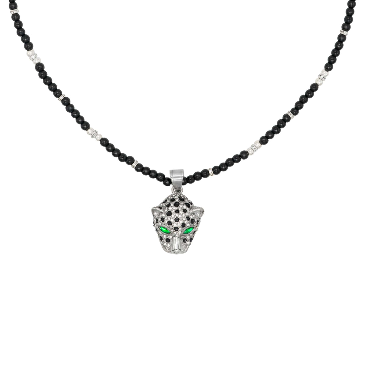 Jaguar Pave Pendant Necklace