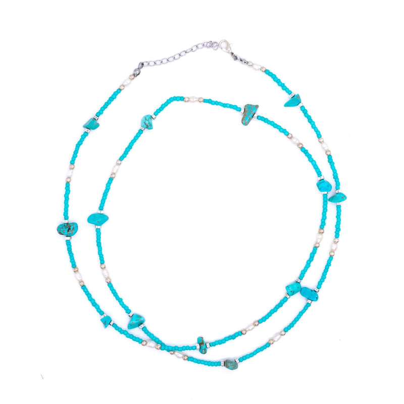 Naomi Turquoise Beaded Chain