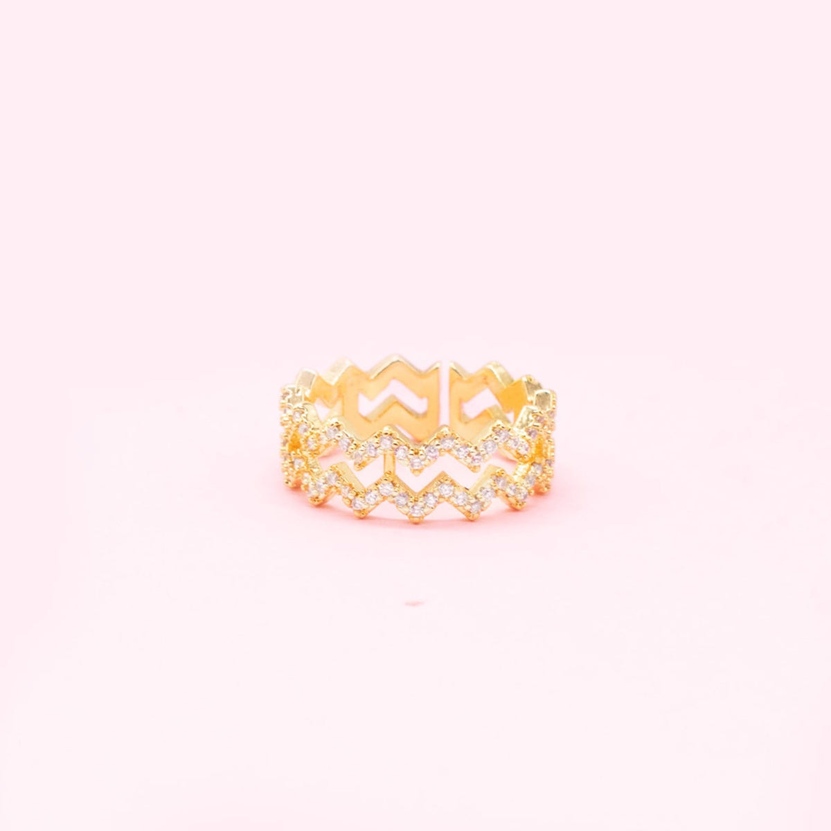 Jagger Pave Band Ring