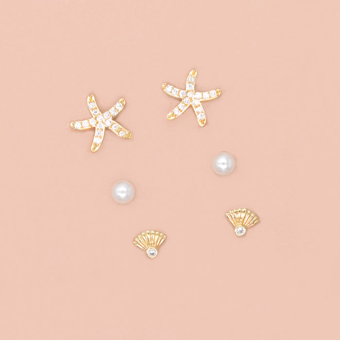 Laguna Stud Earring Pack