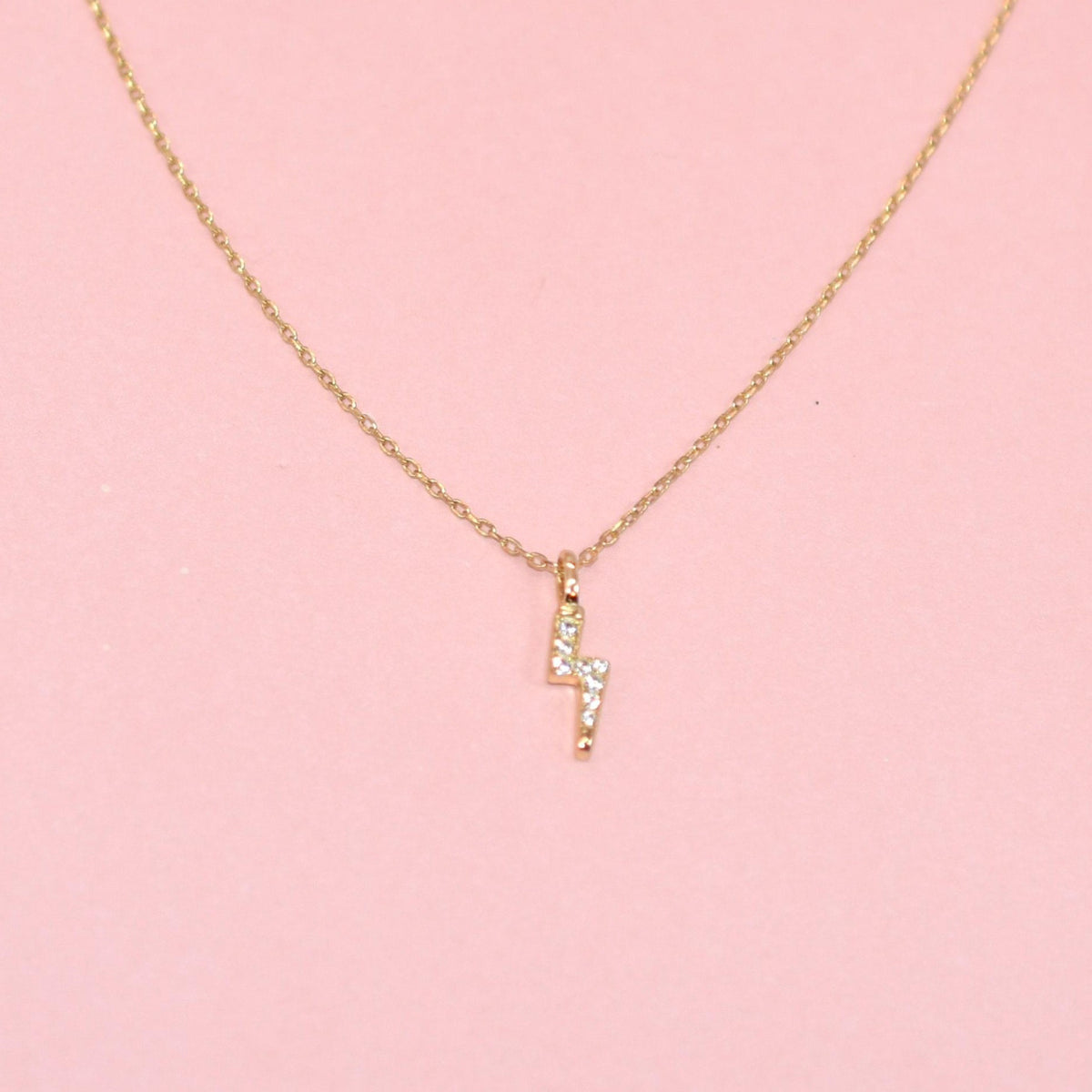 Flash Pave Pendant Necklace