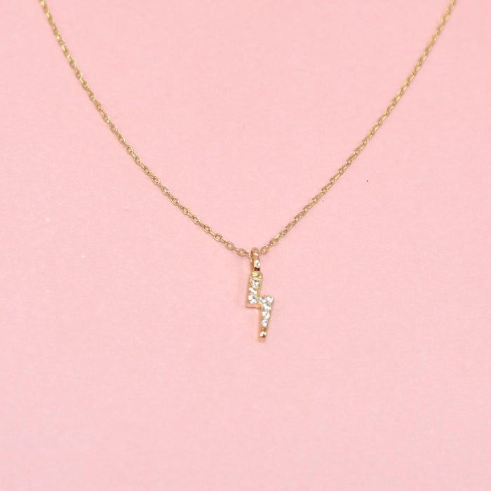 Flash Pave Pendant Necklace