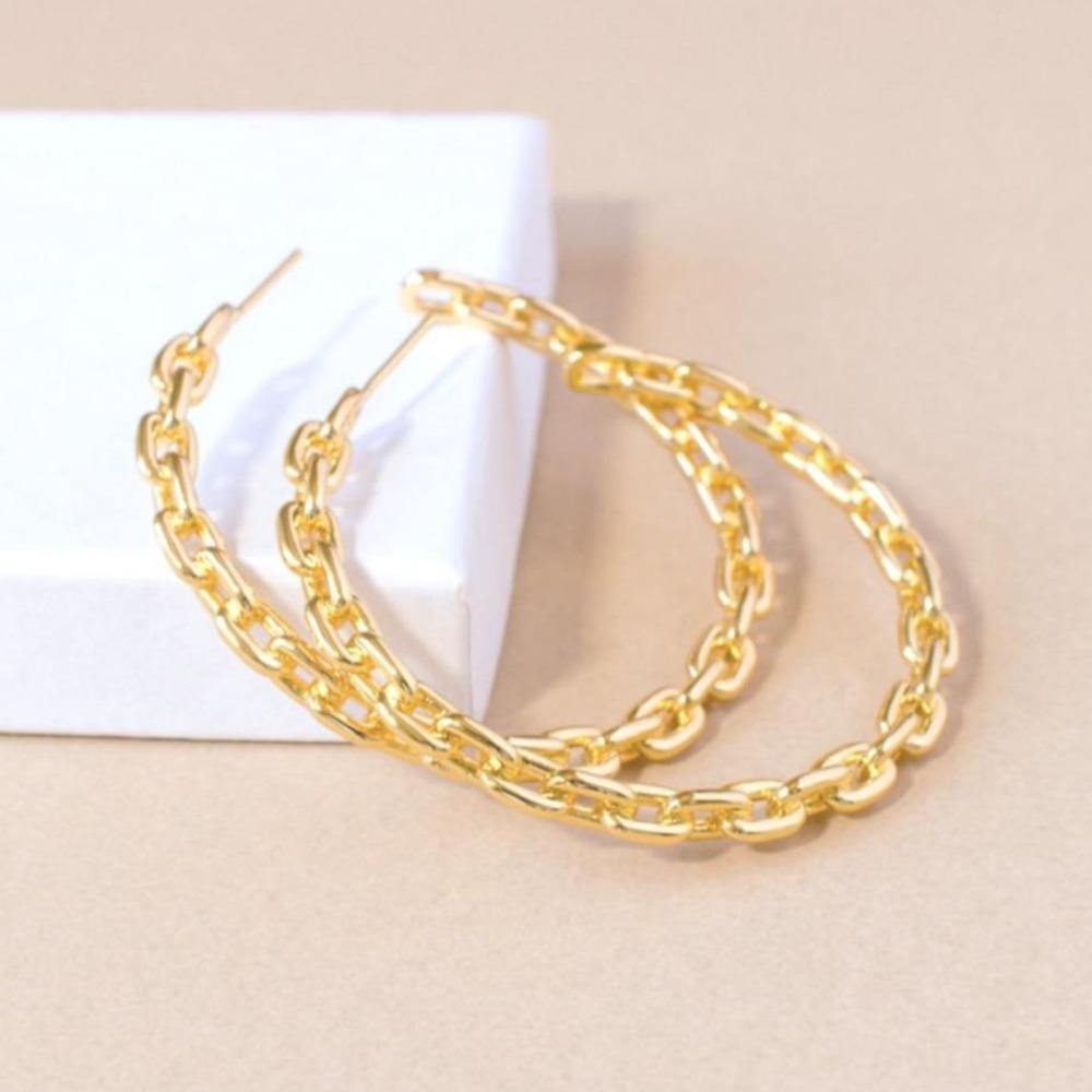 Alex 45MM Hoop Earrings - Taylor Adorn