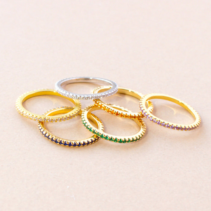 Gemma Pave Band Ring