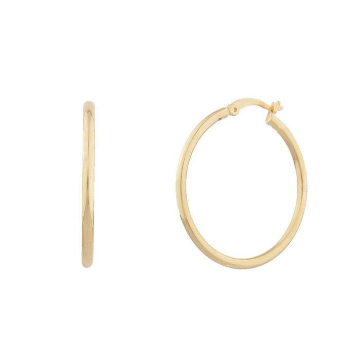 Classic Gold Hoop Earring - Taylor Adorn