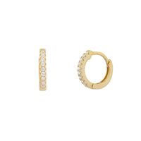 Dailey Pave Huggie Earring - Taylor Adorn