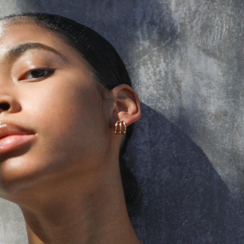 Gigi Hoop Earrings - Taylor Adorn