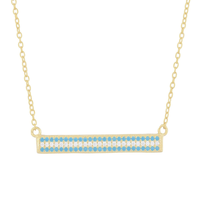 Leilani Turq Pendant Necklace - Taylor Adorn