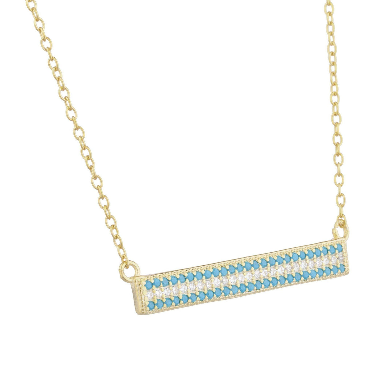 Leilani Turq Pendant Necklace - Taylor Adorn