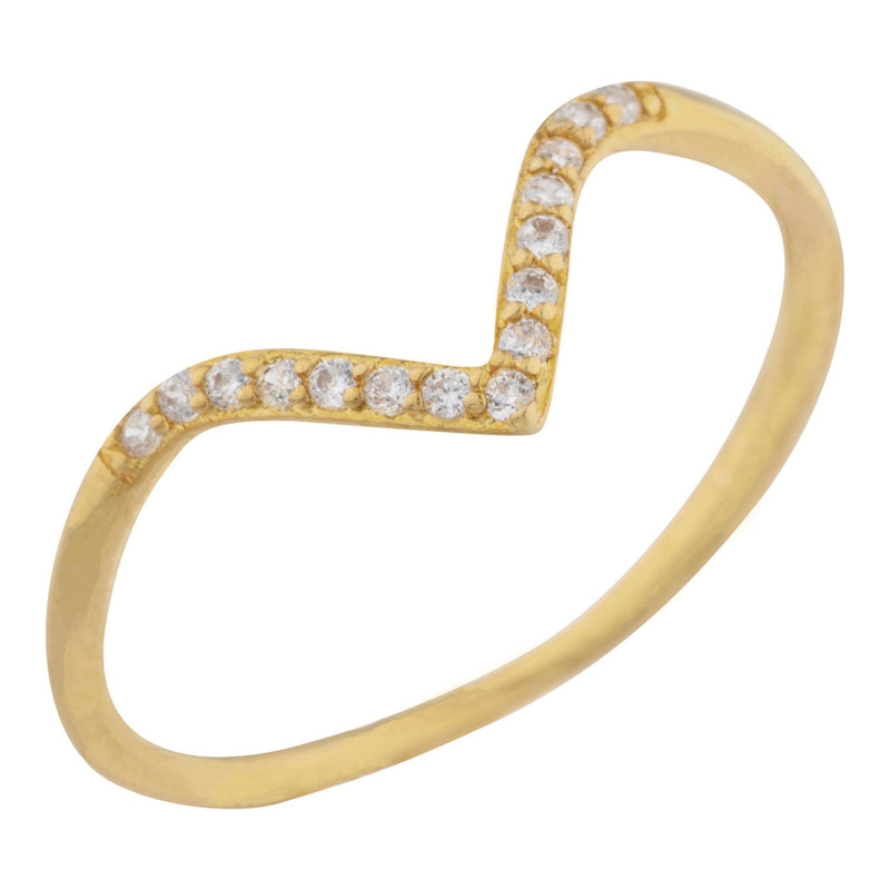 Pointe Pave Ring - Taylor Adorn