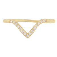 Pointe Pave Ring - Taylor Adorn
